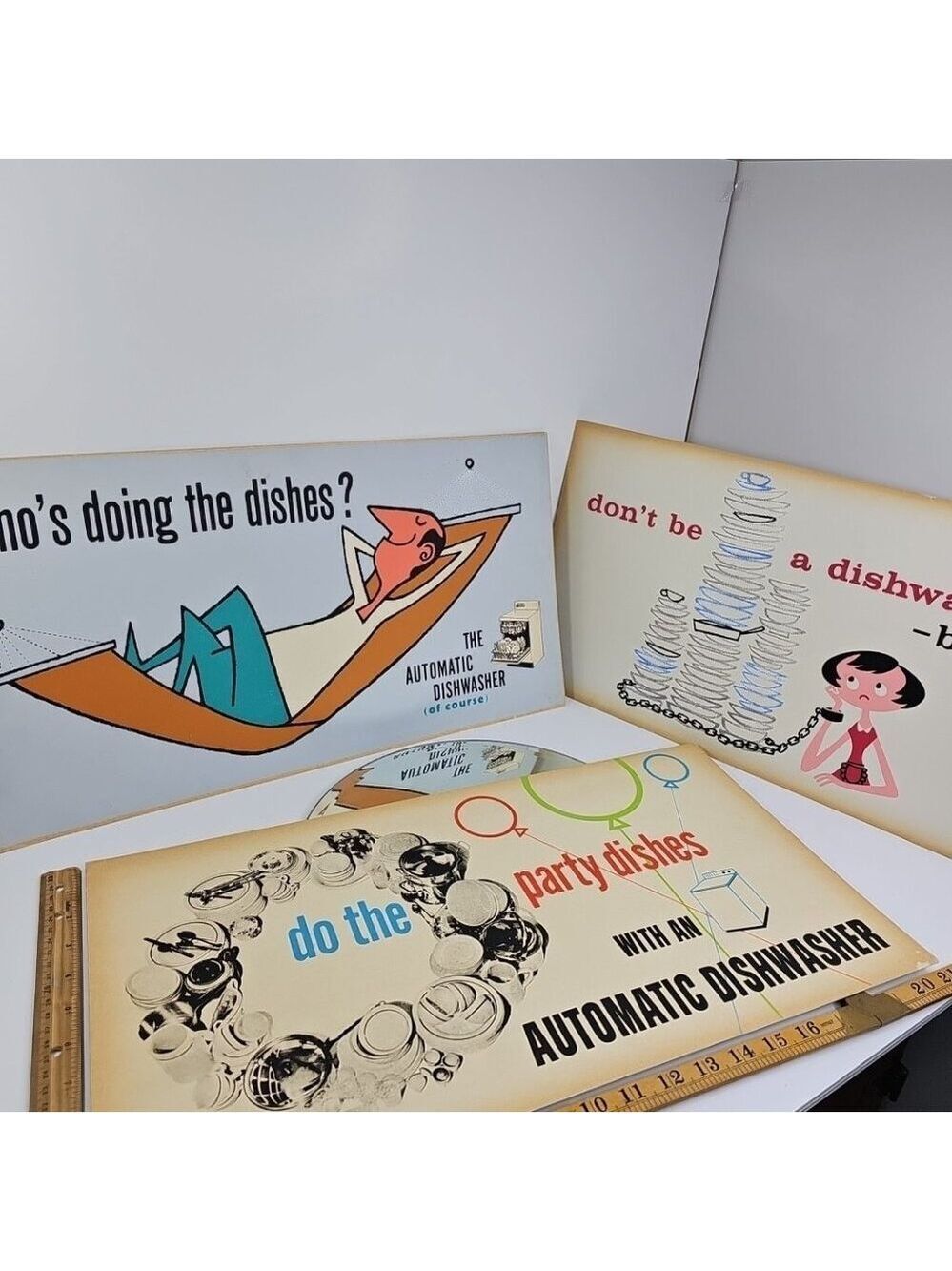 Vintage Advertising Signs 1950s - Buy A Dishwasher